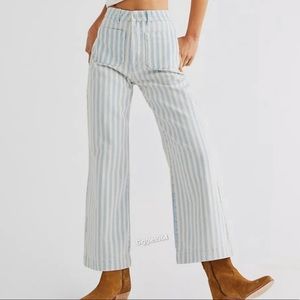 Free People Rollas Sailor Wide Leg Jeans